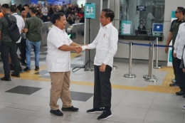 Jokowi dan Prabowo. kompas.com