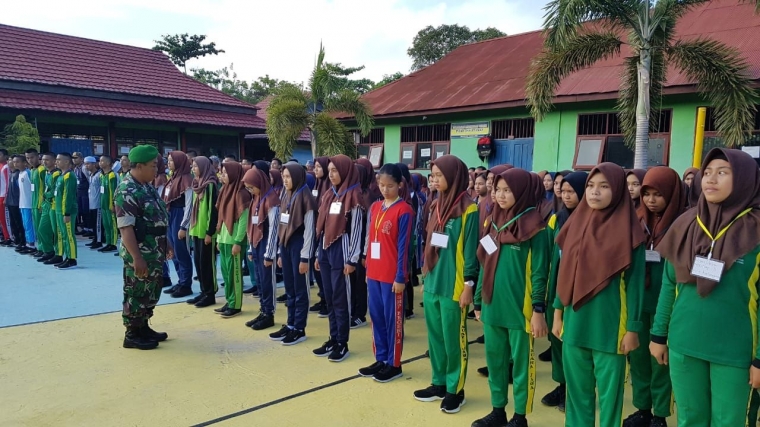 Pendidikan karakter dengan melatih PBB