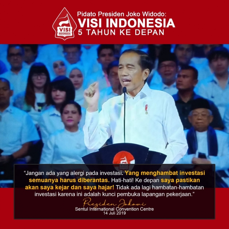 Foto: Pidato Visi Indonesia 5 Tahun ke Depan
