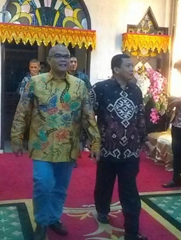Kepala BNNP Aceh, Brigjen Pol. Drs.Faisal Abdul Naser M.H Tiba di Anjong Mon Mata Pendopo Gubernur Aceh (Dokpri)