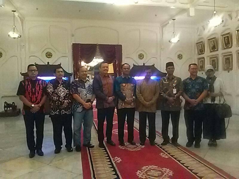 Rombongan kepala BNN Pusat Komjen Drs.Heru Winarko, S.H dan Tamu VIP (Dokpri)