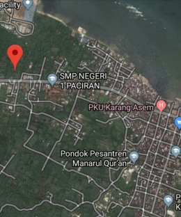 Posisi Rumah Produksi Kang Tur dalam Peta Karangasem, Paciran/dokpri
