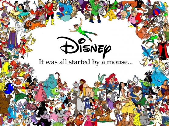 Disney memiliki puluhan kharakter populer/Sumber: 4ye.co.uk