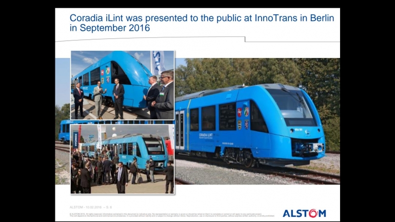 Kereta Coradia iLint Pada Debut Pertamanya di InnoTrans 2016. (Sumber : Alstom)