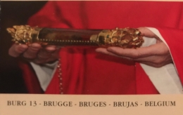 Dokumen pribadi, dipotret dari brosur Basilica of the Holy Blood di Brugee, Belgia pada 6 Juli 2019.