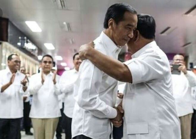 Pertemuan Jokowi dan Prabowo (Sumber: Kompas.com)