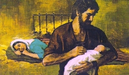 Ilustrasi Bunda Maria dan Santo Yusuf (Sumber : thosecatholicmen.com)