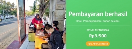 Pembayaran tiket Trans Semarang kini bisa menggunakan uang digital dan mendapatkan cashback. - Dokumen Pribadi.