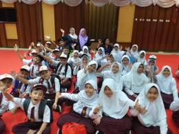 cerianya para siswa-siswi SDN Jelambar 08 saat mengikuti Gakkum Festival 2019 | dokpri