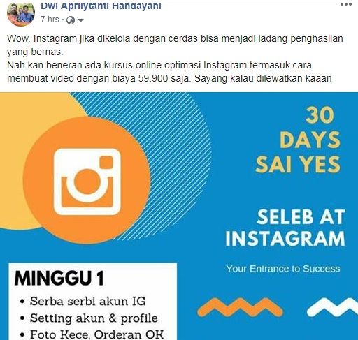 Dokpri, Tugas CSO adalah promo