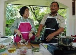 Megawati dan Prabowo ketika Pilpres 2009. Dokumentasi: Istimewa