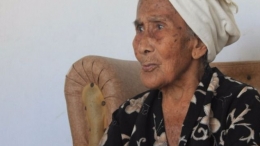 Nenek Amina Sabtu, Fatmawati-nya Tidore. (foto : Mas Eko) 