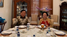 Prabowo bertemu Megawati | Twitter/kangdede78