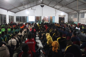 Peserta Jambore Satpol PP KE-IX tingkat provinsi Jawa Tengah tahun 2019 (foto muhdi Pendim) 