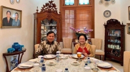 Pertemuan Megawati dan Prabowo Dimana Nasi Goreng Menjadi Ingatan Kolektif Publik (Sumber Gambar : Wartakota)