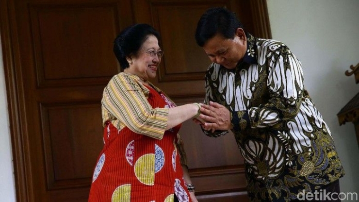 Foto : Megawati dan Prabowo (Sumber : Grandyos Zafna/Detik.com)