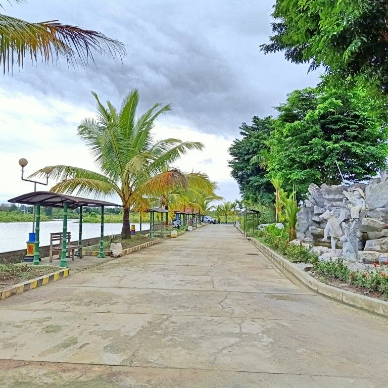 Foto Lokasi Wisata Air Pelangi Mimika KM8. Dok:Pribadi