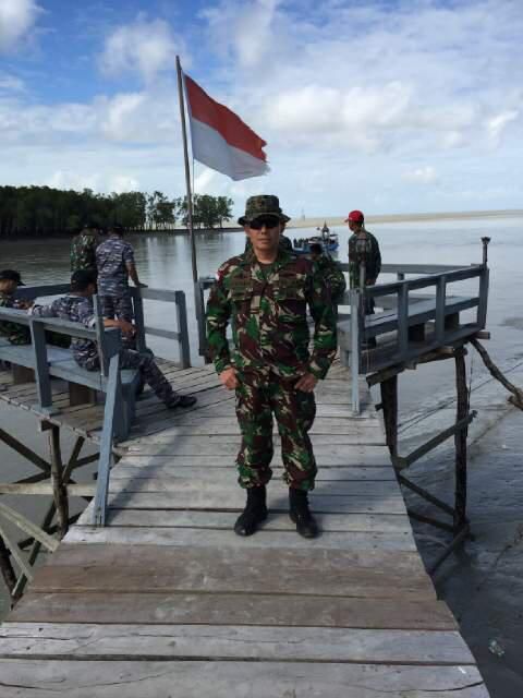 ket.foto: Mayor TNI-AL Edy Effendi/ foto kiriman Edy Effendi
