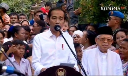 Pidato Presiden Terpilih Joko Widodo/KompasTV