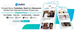 Kita bisa mengakses Kompas lewat Kurio (Sumber: Kurio)