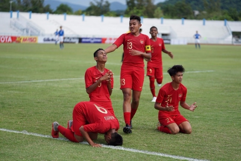Dukung Garuda Muda meraih gelar back to back di Piala AFF U-15 yang digelar di Thailand | Foto: PSSI.org