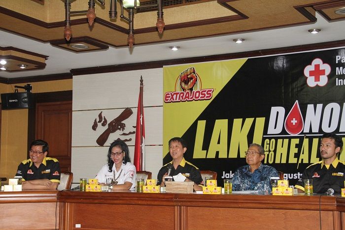 Press Conference Laki Donor Go To Health di Kantor PMI Pusat. Foto: Dok PT Bintang Toedjoe