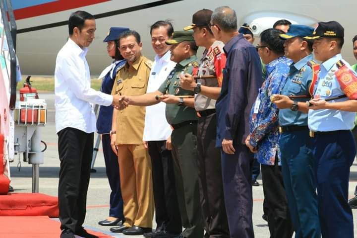 Presiden Jokowi Saat Berkunjung Ke Kaltim Dalam rangka pemindahan ibukota RI | Dokpri