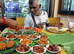 cara memilih lauk di restoran India, Mohana (dok. koleksi pribadi)