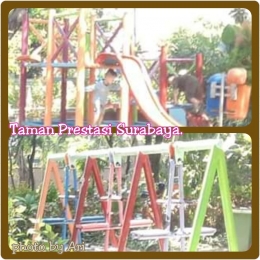 Area bermain anak di Taman Prestasi Surabaya. Photo by Ari
