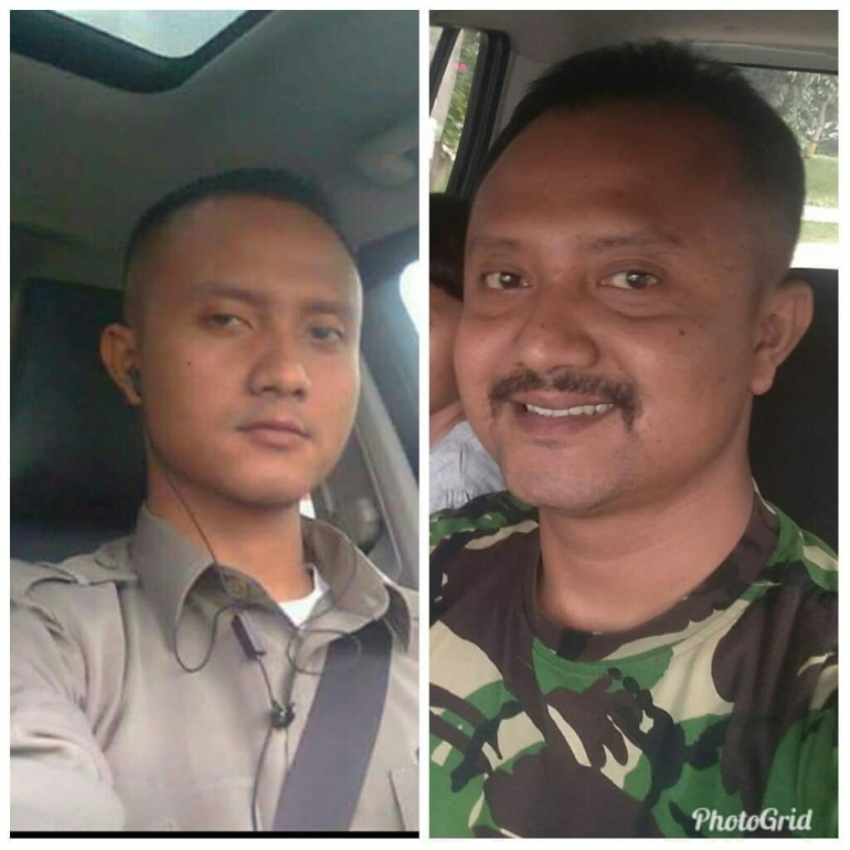 Rendra, utusan Jawa Barat. Seorang TNI AD berdedikasi tinggi.Note: Tolong abaikan saja kumis narsisnya. 😊