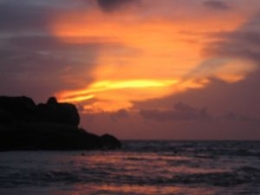 Pantai Parai sebelum matahari terbit (dokpri)