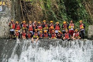 Rafting di Klaten sebelum presentasi tugas akhir | dokpri