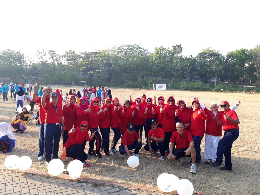 Sehat dan bersemangat. Salam merdeka! | Dokumen: Wahyu Sapta.