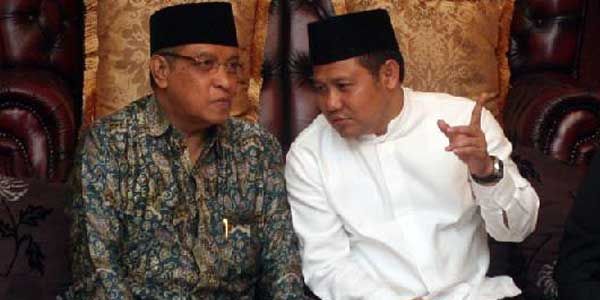 Pimpinan PB NU Said Aqil Siraj dan PKB Cak Imin [Foto: inilah.com]