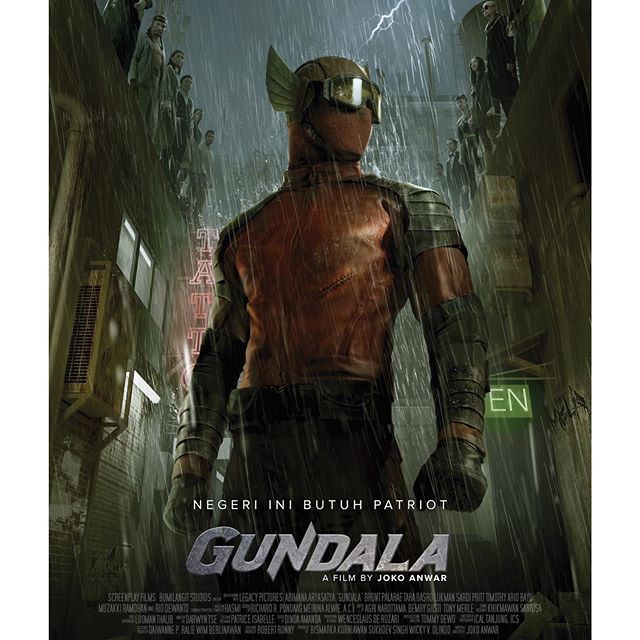 Poster film Gundala karya Joko Anwar. Jagoan asli Indonesia ini akan menyapa penikmat bioskop pada akhir Agustus nanti/Foto: Instagram Joko Anwar