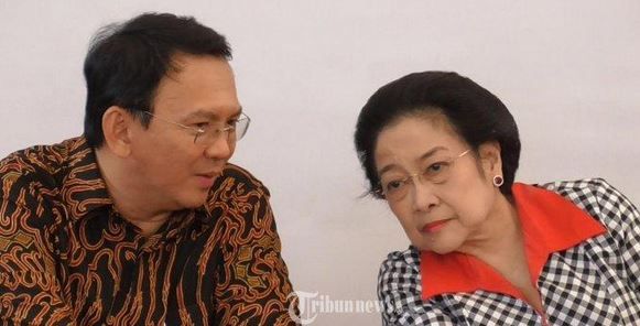 Ahok dan Megawati I Gambar : Tribunews