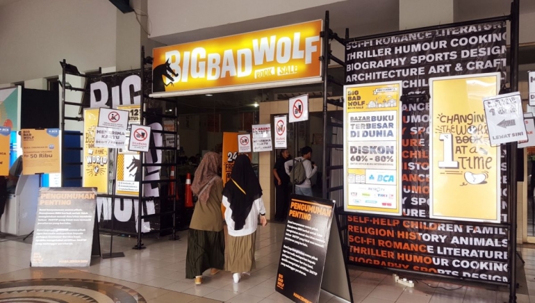 Big Bad Wolf berlangsung di Jogja Expo Center, Yogyakarta, 2-12 Agustus 2019| Dokumentasi pribadi