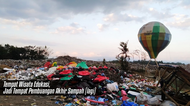 Onggokan Sampah di bekas tempat wisata | Dokumentasi Amir El Huda, 2019