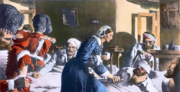 Florence Nightingale merawat korban perang