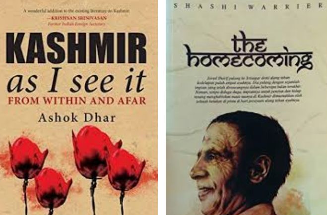 Dua novel tentang Kashmir, yang dibahas pada artikel ini adalah novel Homecoming (dok.privytrifles.co.in dan goodreads.com)