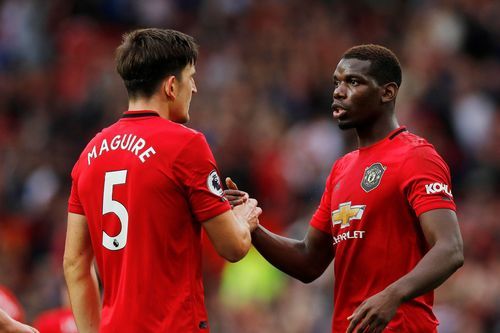 Pogba dan Maguire (Foto Premierleague.com)
