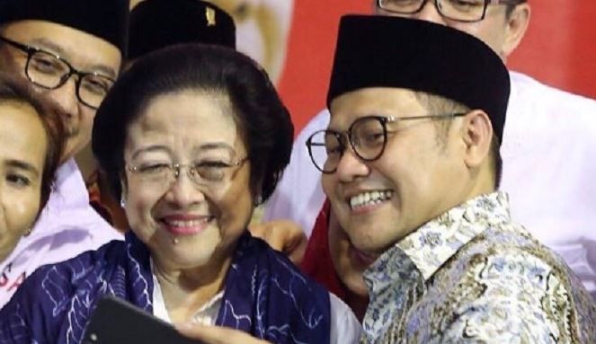 Megawati dan Cak Imin I Gambar : Tribun
