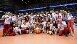 Polandia lengkapi raihan prestasi di tahun ini dengan menggenggam tiket Tokyo 2020| Sumber:http://volleyball.ioqt.2019.fivb.com