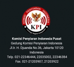 Komisi penyiaran Indonesia.sumber : www.kpi.go.id