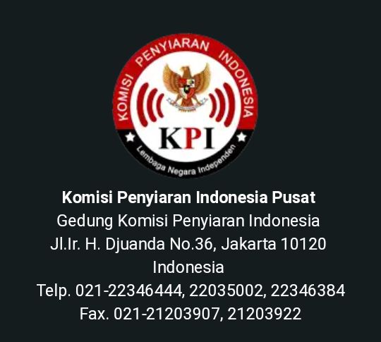 Komisi penyiaran Indonesia.sumber : www.kpi.go.id