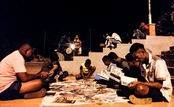 Kencan Buku (Baca Buku Gratis) di Kota Kupang oleh Komunitas Leko. (Foto: Dok. Pribadi)