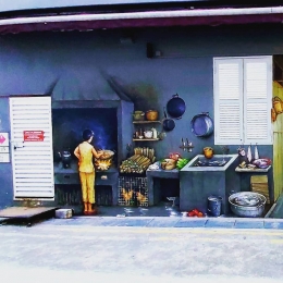 Dapur di rumah toko ( Dokumentasi Pribadi)
