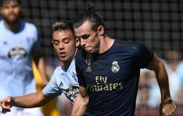 Gareth Bale saat laga melawan Celta Vigo (sumber: beinsports.com)