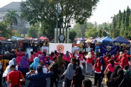Senam Pagi Bersama Pengunjung CFD Semarang - Foto: Dokumentasi Panitia