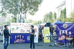 Pembawa Acara di Booth Stop Hoax Indonesia di CFD Semarang - Foto: Dokumentasi Panitia